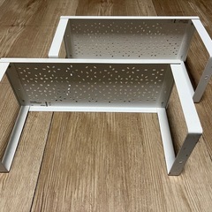 IKEA イケア　小物置き　ミニスチールラック2個セットの画像