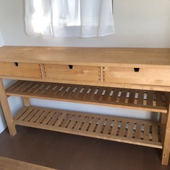 キッチン　サイドテーブルの画像