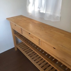 キッチン　サイドテーブルの画像