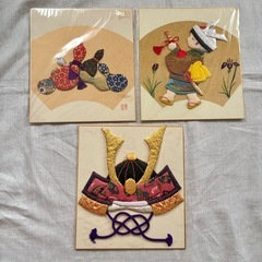 色紙掛け　押絵　タペストリーの画像