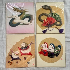 色紙掛け　押絵　タペストリーの画像