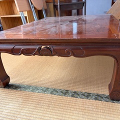 座卓　レトロ和机　ローテーブルの画像