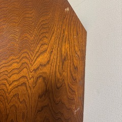 【ジャンク】木製テレビ台／角置きOK・扉なし・ベタつきありの画像