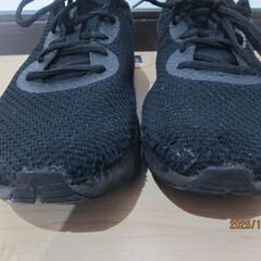 Under Armour ブラック ランニングシューズ 中古の画像