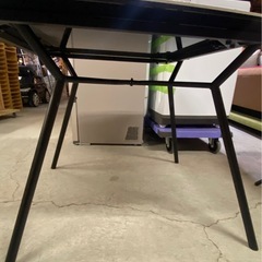 $ セラミック ダイニングテーブル 幅（約）90cm  回転ダイニングチェアーの画像