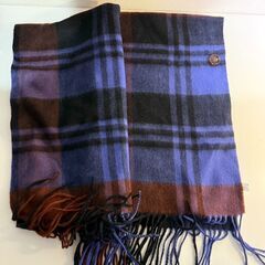 ひざ掛け　ウール100%　180×60㎝の画像