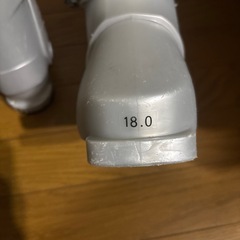 スキーブーツ（シルバー）18センチの画像