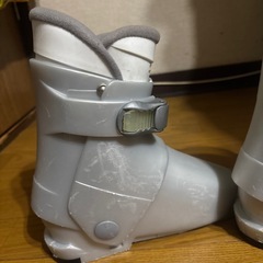 スキーブーツ（シルバー）18センチの画像