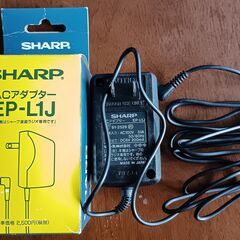 シャープ　見えるラジオ　FV-L2-S　［ジャンク品］　液晶ビジュアルラジオ　AM/FM　ACアダプタ　カーアダプタ　有りの画像