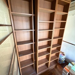 大型本棚　2列スライドの画像
