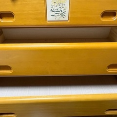 新品キズない洋服タンス収納の画像