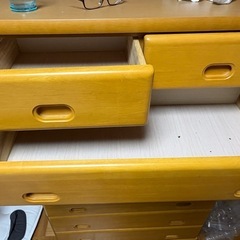 新品キズない洋服タンス収納の画像