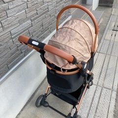 SKISOPGO カーキ ペットカートの画像