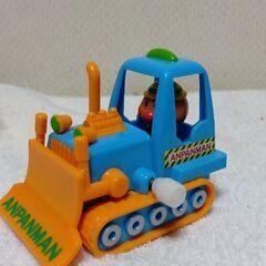 アンパンマン　ゼンマイで動く建設土木車両ミニカー3個の画像