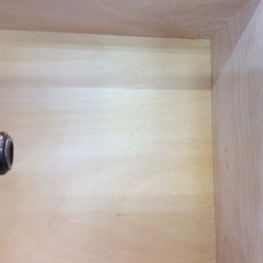 【北海道民芸の小物入れ】4段チェスト 北海道民芸家具　民芸　小物入れ　チェスト ローチェスト タンス 衣類収納：ダークブラウンの画像