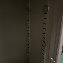 鍵付き！引き違い書庫の画像