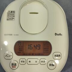【ジャングル和泉大型良品館】　炊飯器　アイリスオーヤマ　RC-D50　5合炊き　2019年製　※釜に傷有【R419】の画像