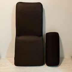 カインズ　リクライニングできるコンパクト座椅子 ブラウンの画像