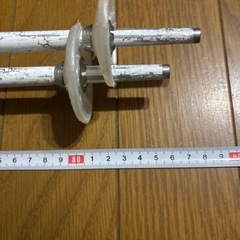 スキーストック（白）の画像