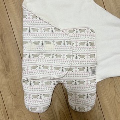 ⭐これからの季節に⭐ おくるみ モコモコ 赤ちゃん   ひつじ柄 防寒 の画像