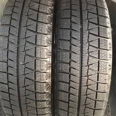14インチ　アルミホイール スタッドレス155/65R14 4本 深溝　ブリジストン ICEPARTNER2 の画像