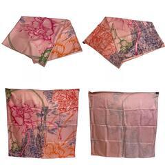 エルメス HERMES スカーフ A L'Ombre des Pivoines ピヴォワンヌの影 カレ90 ピンクの画像