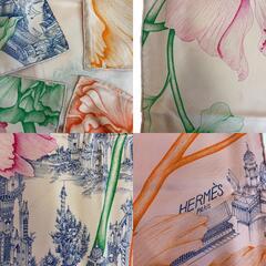 エルメス HERMES スカーフ A L'Ombre des Pivoines ピヴォワンヌの影 カレ90 ピンクの画像