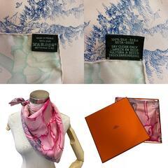 エルメス HERMES スカーフ A L'Ombre des Pivoines ピヴォワンヌの影 カレ90 ピンクの画像
