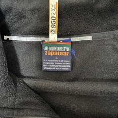 zapattear フリースジャケット L ブラックの画像