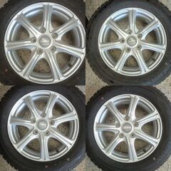 ﾊﾞﾘ溝 185/65R15 2024年Winter Maxx02＋Euro Speed ホイール 4本の画像