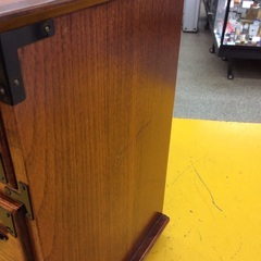 【昭和レトロな小物入れ】昭和レトロ　アンティーク　小物入れ　チェスト ローチェスト タンス 衣類収納：ブラウンの画像