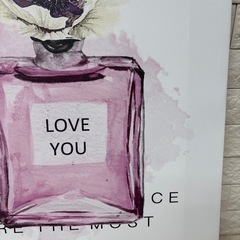 新品　ポスター キャンバスアート 可愛い 香水  の画像