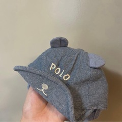 polo赤ちゃん用クマちゃん帽子【42cm】の画像