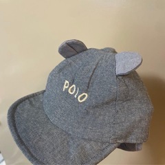 polo赤ちゃん用クマちゃん帽子【42cm】の画像