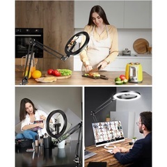 【新品】アーム式リングライト/ Bluetoothリモコン付きの画像