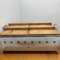 おでん鍋　業務用　８つ切り　2連　LPプロパンガス　居酒屋　厨房　W４００ｘD７２０ｘH２００ｍｍの画像