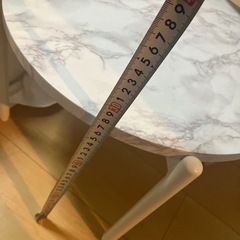 (お譲り方決定)丸いテーブル大小の画像