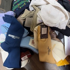 未使用の古い靴下の画像