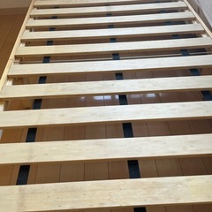 ニトリ　シングルベッドフレーム　2点セットの画像