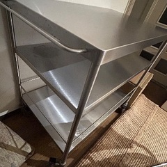 中古品　IKEA FLYTTA キッチンワゴンの画像