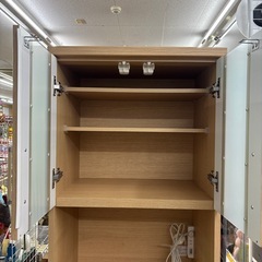 ☆ドリーム荒牧店☆ジモティー割引有☆【クリーニング済み】ニトリ/2枚扉レンジボードの画像