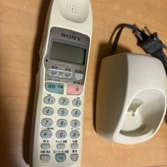 SONY SPP-C500 子機　ホワイト 充電スタンド付きの画像