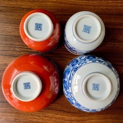 茶碗と湯呑み　2種2セットの画像