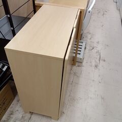 リユースのサカイ栃木店★ジモティ割あり★  PCラック ベージュ W72×D35.5×H77.7 クリーニング済み TC11915の画像