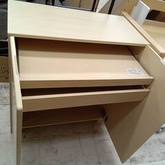 リユースのサカイ栃木店★ジモティ割あり★  PCラック ベージュ W72×D35.5×H77.7 クリーニング済み TC11915の画像