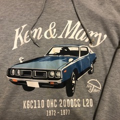 🔴激レア‼️🔴ケンメリスカイラインGTX・メンズLLサイズパーカー🚗ダブルフォーカス製・旧車好きの方に♫
の画像