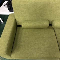 美品！定価2.9万円！緑の2人掛けソファー！の画像