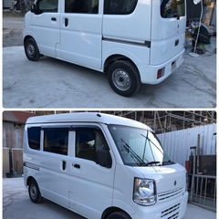 平成29年　エブリイ PC AT ホワイト　キーレス　パワーウィンドウ　ETC 車検令和9年9月迄　乗って帰れるの画像