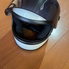 バイク　ヘルメット　ビンテージ風の画像