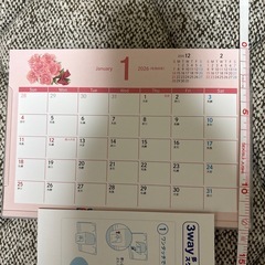 卓上カレンダー　2026  3way B6  フラワーの画像